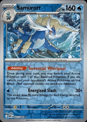 Samurott 023/086 White Flare Ungraded