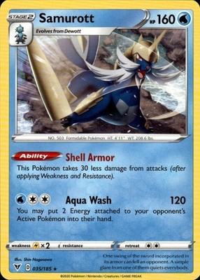 Samurott 035/185 Vivid Voltage Ungraded