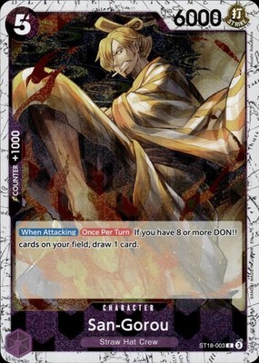 San-Gorou (Pirate Foil) ST18-003 Premium Booster -The Best- Vol. 2 Ungraded