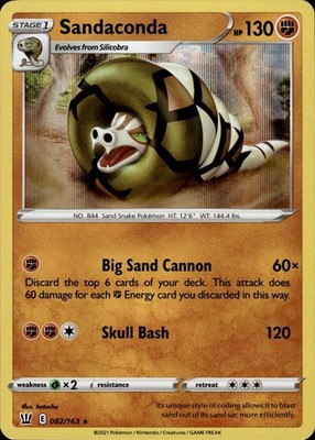Sandaconda 082/163 Battle Styles Ungraded