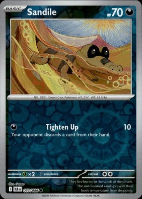Sandile 057/086 Black Bolt Ungraded