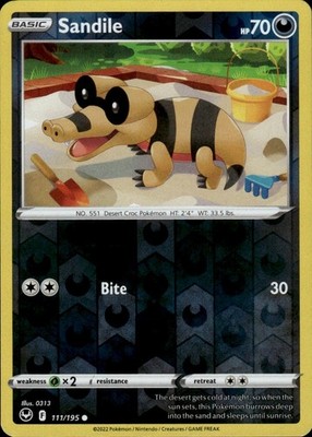 Sandile 111/195 Silver Tempest Ungraded