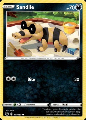 Sandile 111/195 Silver Tempest Ungraded