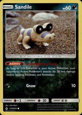 Sandile 113/214 Unbroken Bonds Ungraded