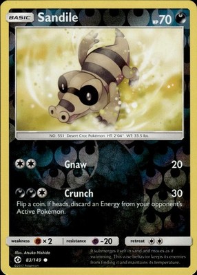 Sandile 83/149 SM Base Set Ungraded