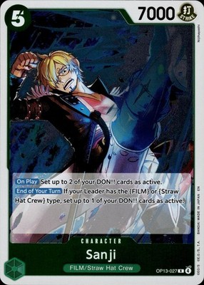 Sanji OP13-027 Carrying On His Will Ungraded