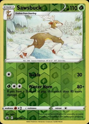 Sawsbuck 012/198 Chilling Reign Ungraded
