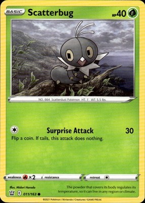 Scatterbug 011/163 Battle Styles Ungraded