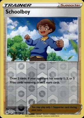 Schoolboy 238/264 Fusion Strike Ungraded