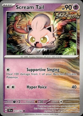 Scream Tail 077/162 Temporal Forces Ungraded