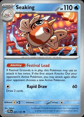 Seaking 021/131 Prismatic Evolutions Ungraded