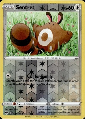 Sentret 135/189 Darkness Ablaze Ungraded