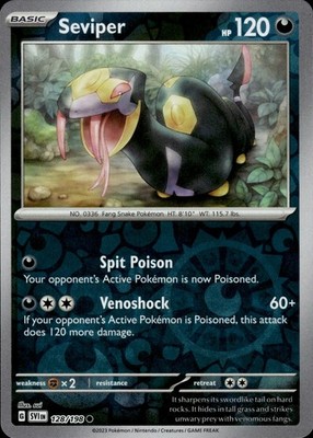 Seviper 128/198 Scarlet & Violet Ungraded