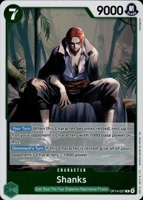 Shanks OP14-027 The Azure Sea's Seven Ungraded