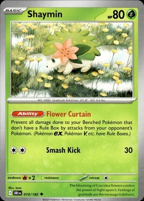 Shaymin 010/182 Destined Rivals Ungraded