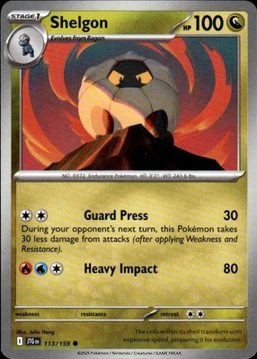 Shelgon 113/159 Journey Together Ungraded