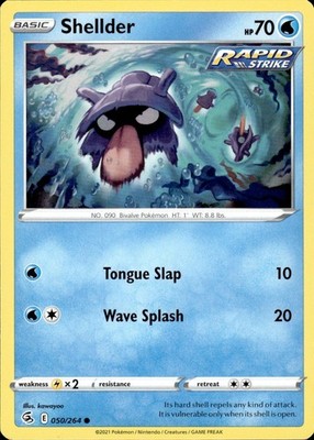 Shellder 050/264 Fusion Strike Ungraded