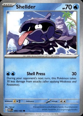 Shellder 090/165 151 Ungraded