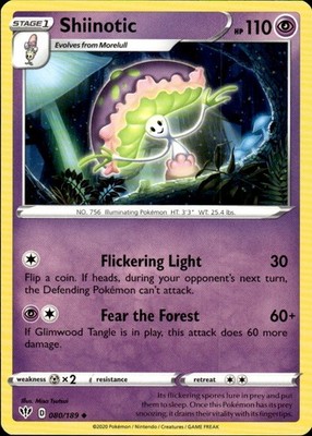 Shiinotic 080/189 Darkness Ablaze Ungraded