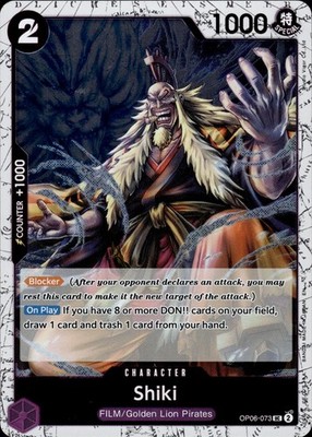 Shiki (Pirate Foil) OP06-073 Premium Booster -The Best- Vol. 2 Ungraded
