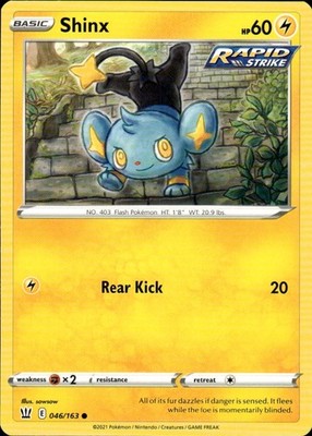 Shinx 046/163 Battle Styles Ungraded