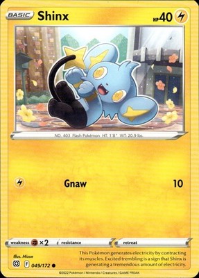 Shinx 049/172 Brilliant Stars Ungraded