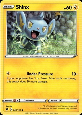 Shinx 060/192 Rebel Clash Ungraded