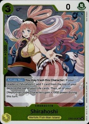 Shirahoshi EB03-052 Extra Booster: One Piece Heroines Edition Ungraded