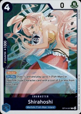 Shirahoshi OP14-047 The Azure Sea's Seven Ungraded