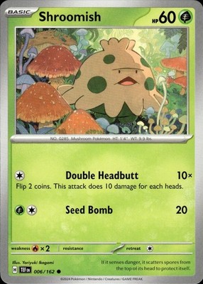 Shroomish 006/162 Temporal Forces Ungraded