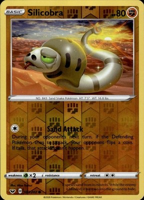 Silicobra 107/202 Sword & Shield Ungraded
