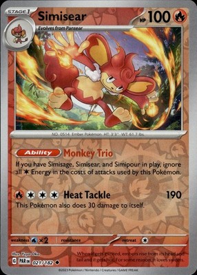 Simisear 021/182 Paradox Rift Ungraded