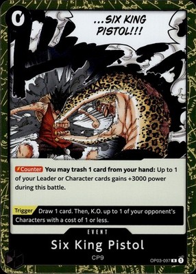 Six King Pistol (Reprint) OP03-097 Premium Booster -The Best- Vol. 2 Ungraded