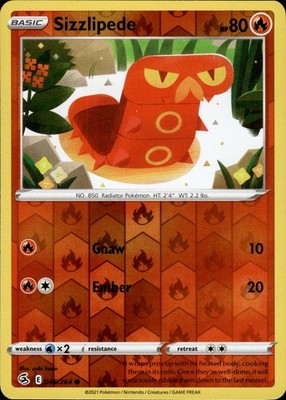 Sizzlipede 046/264 Fusion Strike Ungraded