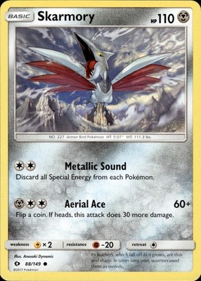 Skarmory 88/149 SM Base Set Ungraded