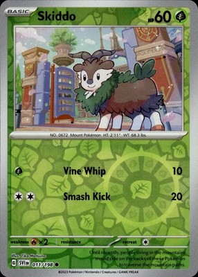 Skiddo 011/198 Scarlet & Violet Ungraded