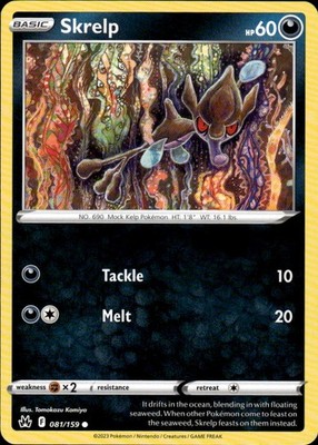 Skrelp 081/159 Crown Zenith Ungraded