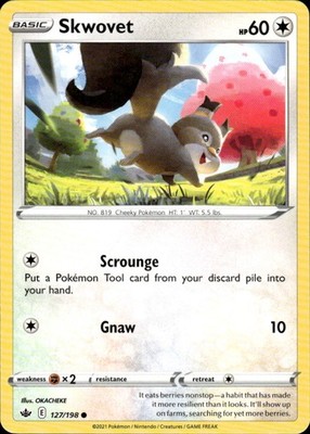 Skwovet 127/198 Chilling Reign Ungraded