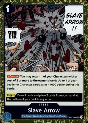 Slave Arrow (Pirate Foil) OP07-056 Premium Booster -The Best- Vol. 2 Ungraded
