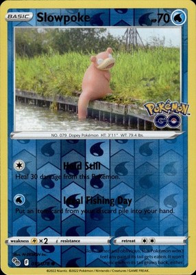 Slowpoke 019/078 Pokemon GO Ungraded