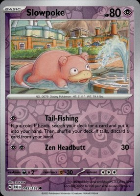 Slowpoke 085/193 Paldea Evolved Ungraded