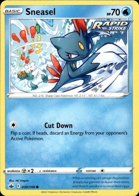 Sneasel 030/198 Chilling Reign Ungraded