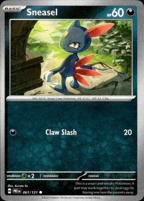 Sneasel 061/131 Prismatic Evolutions Ungraded