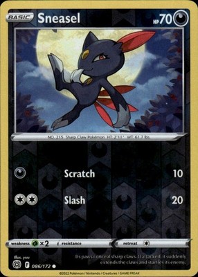 Sneasel 086/172 Brilliant Stars Ungraded