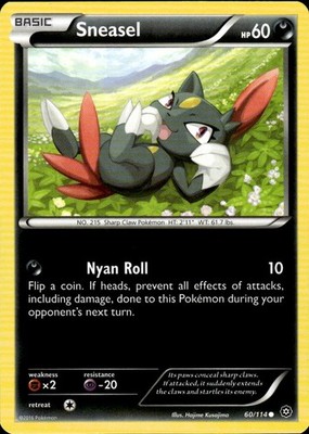 Sneasel 60/114 Steam Siege Ungraded