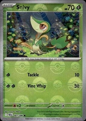 Snivy 001/086 Black Bolt Ungraded