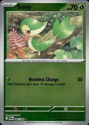 Snivy 004/088 Perfect Order Ungraded