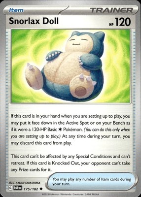 Snorlax Doll 175/182 Paradox Rift Ungraded