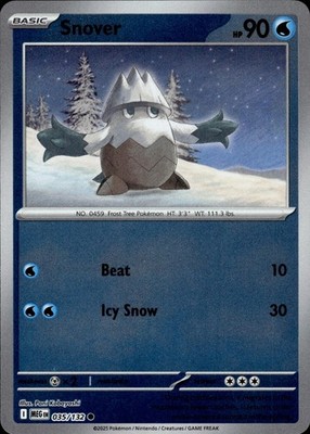 Snover 035/132 Mega Evolution Ungraded