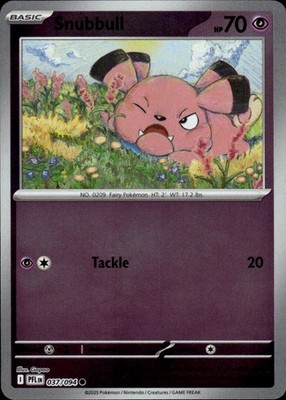 Snubbull 037/094 Phantasmal Flames Ungraded